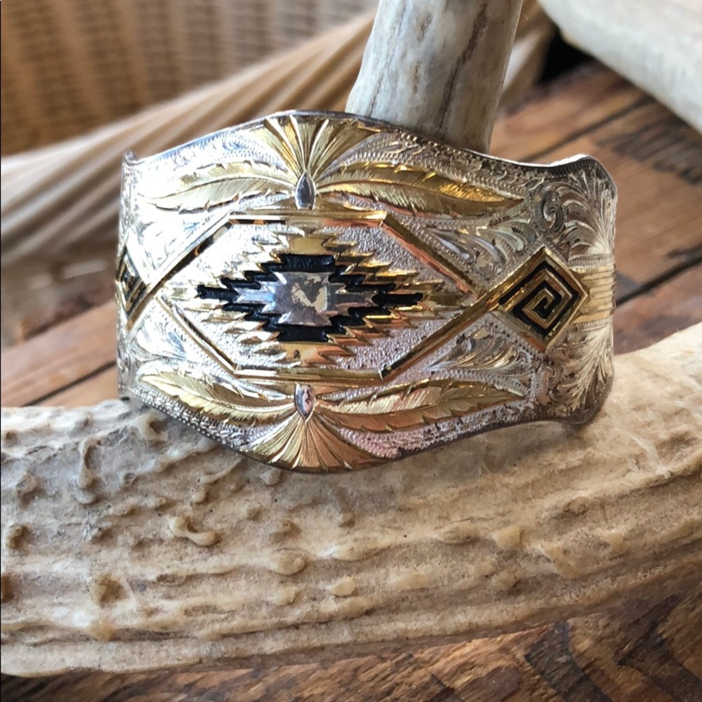 Montana Silversmiths Aztec Cuff Bracelet
